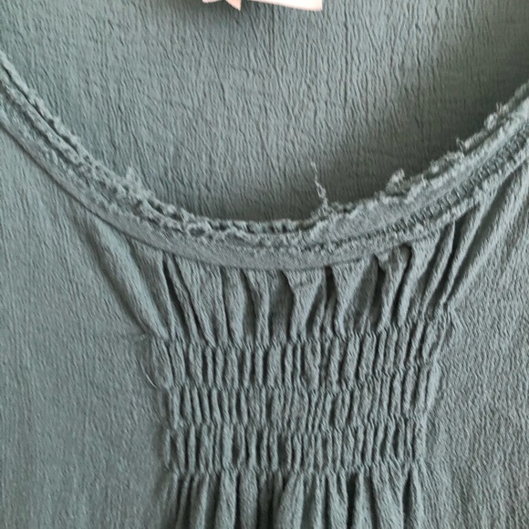 Matilda Jane Women’s Green Ruffle Tunic Top - Picture 4 of 7